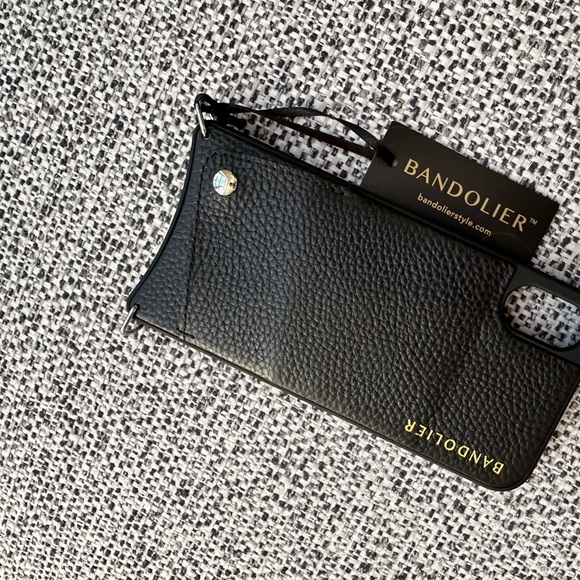 🆕✨BANDOLIER X Black Leather Phone Case - Picture 2 of 4